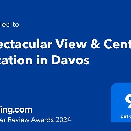 Spectacular View & Central Location In Davos Exteriér fotografie