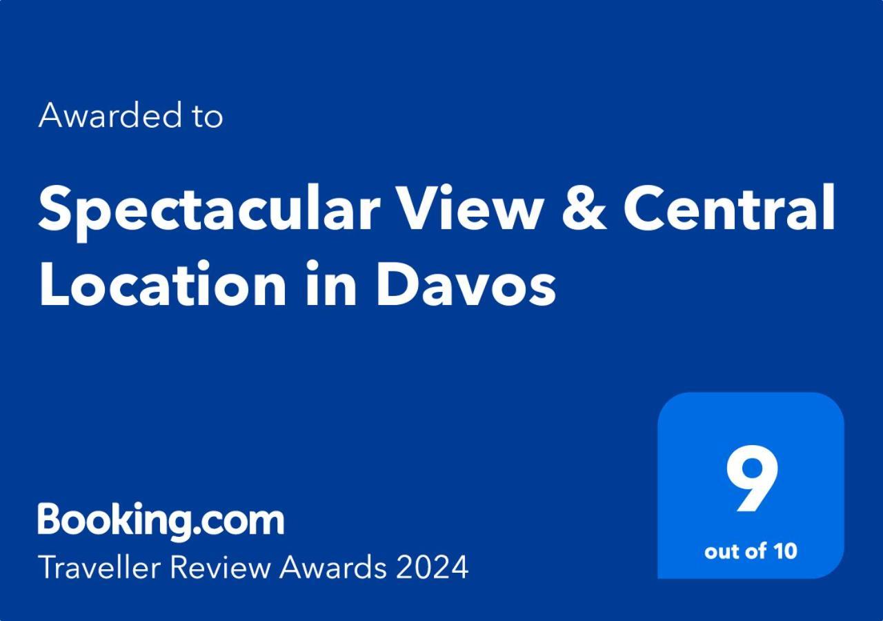 Spectacular View & Central Location In Davos Exteriér fotografie