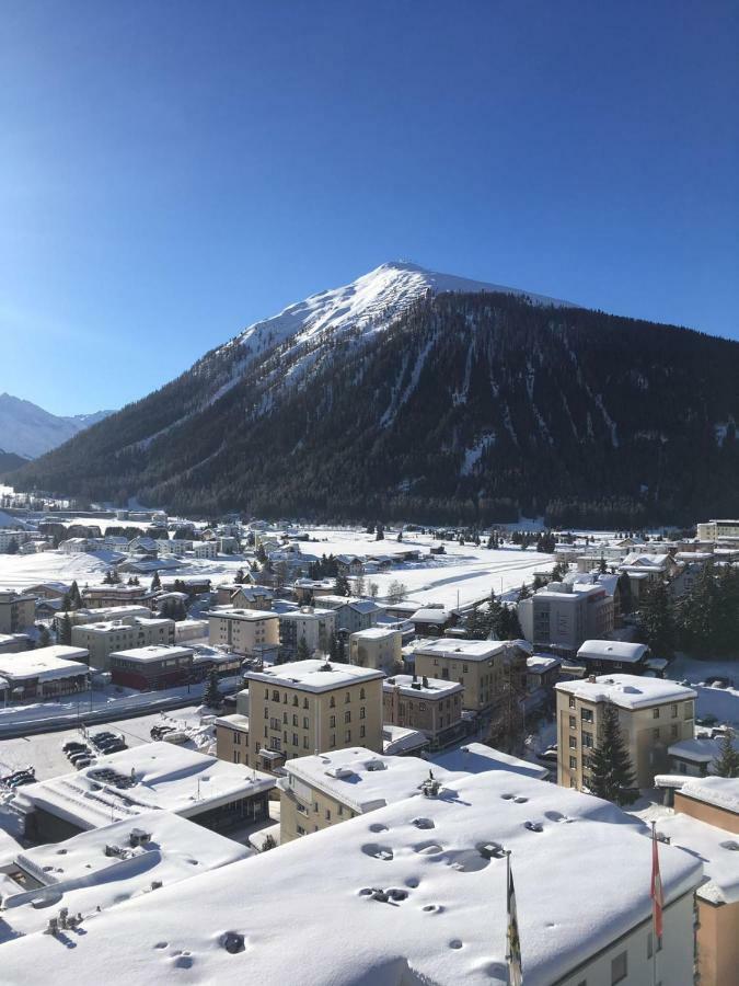 Spectacular View & Central Location In Davos Exteriér fotografie